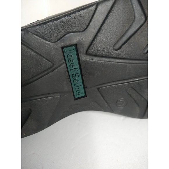 Joseph Seibel Lionel Men's Shoes Black US 9.5 Leather Slip on Fisherman Loafers - Picture 8 of 9